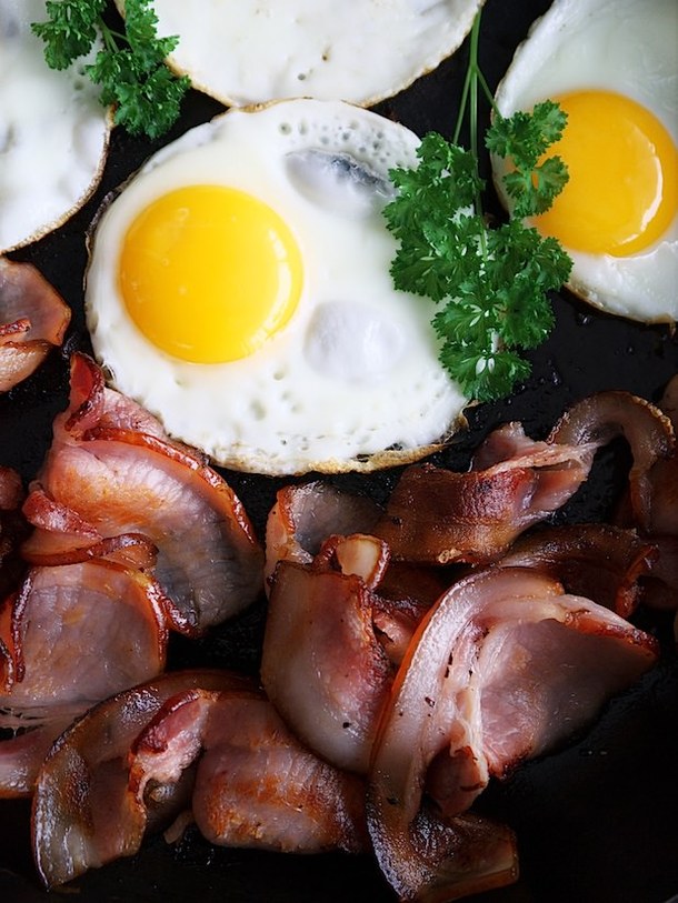 Bacon and eggs