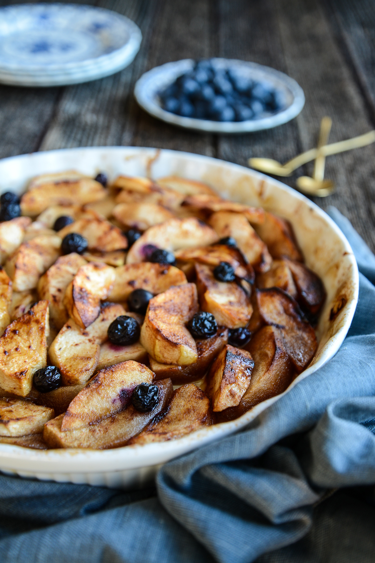 Blueberry and Apple Bake