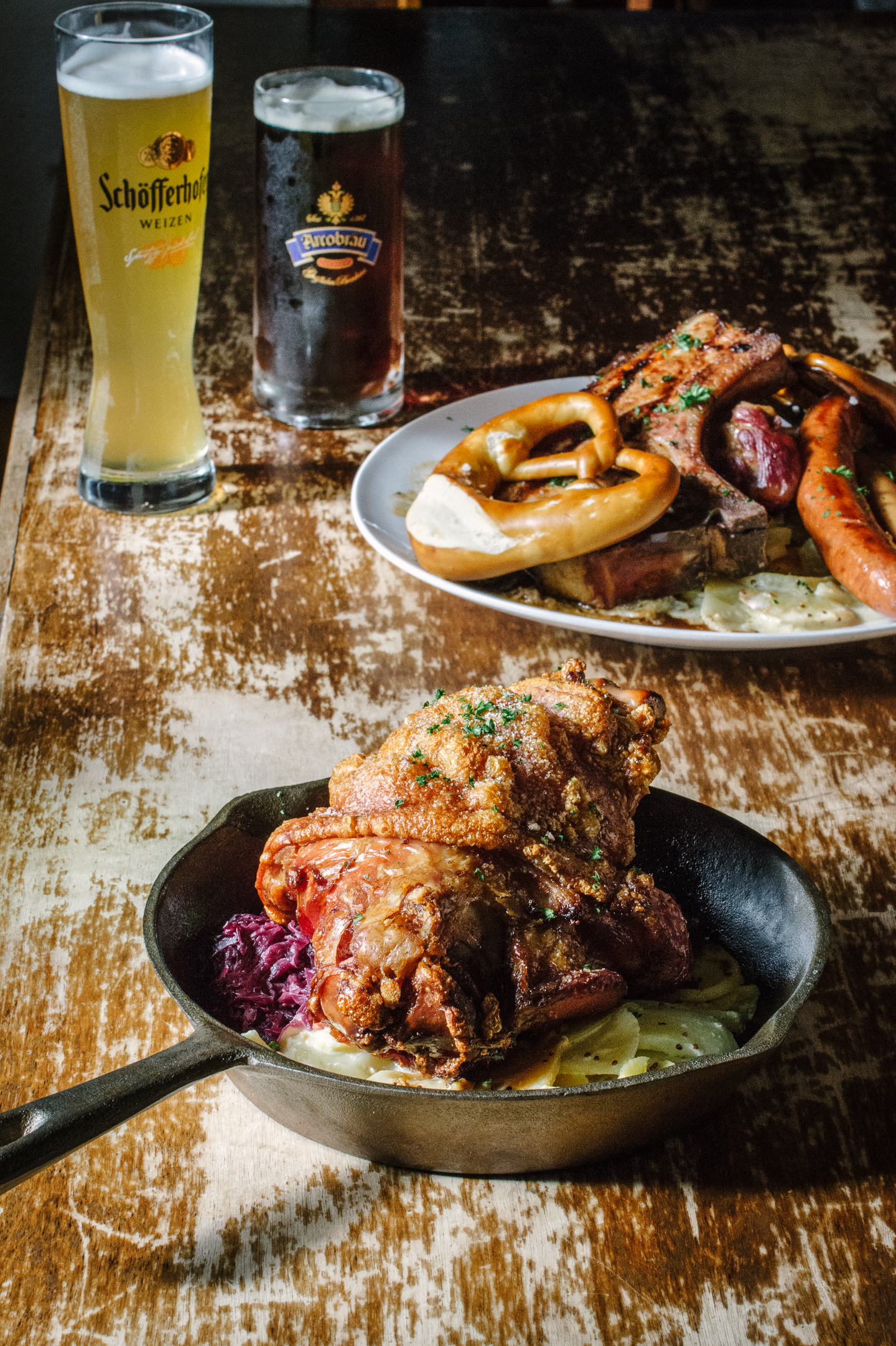 1.3kg pork knuckle at the Hahndorf Inn by  Christina Soong