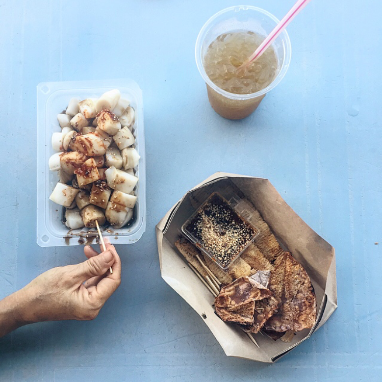 Chee Cheong Fun and Sotong at Penang Night Market