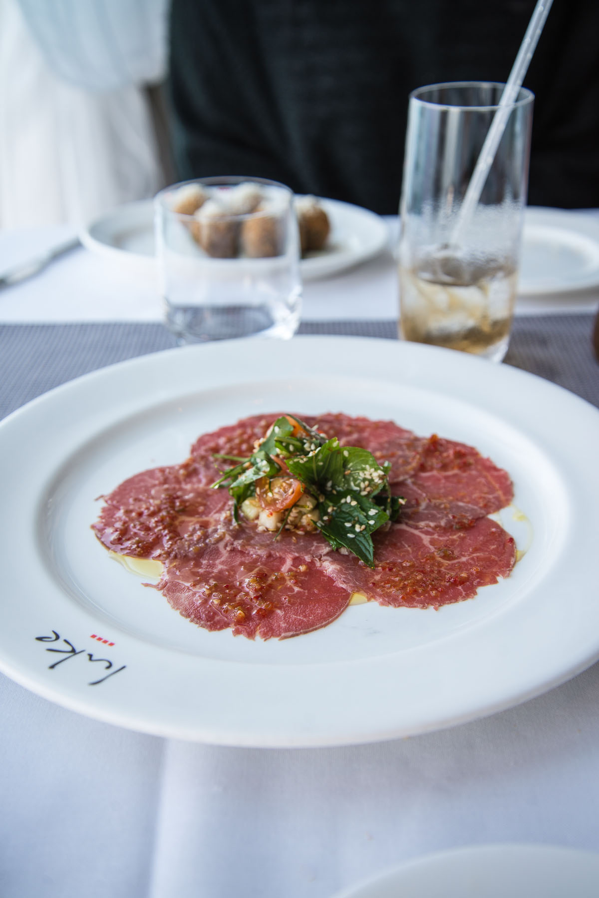 salt grill beef carpaccio