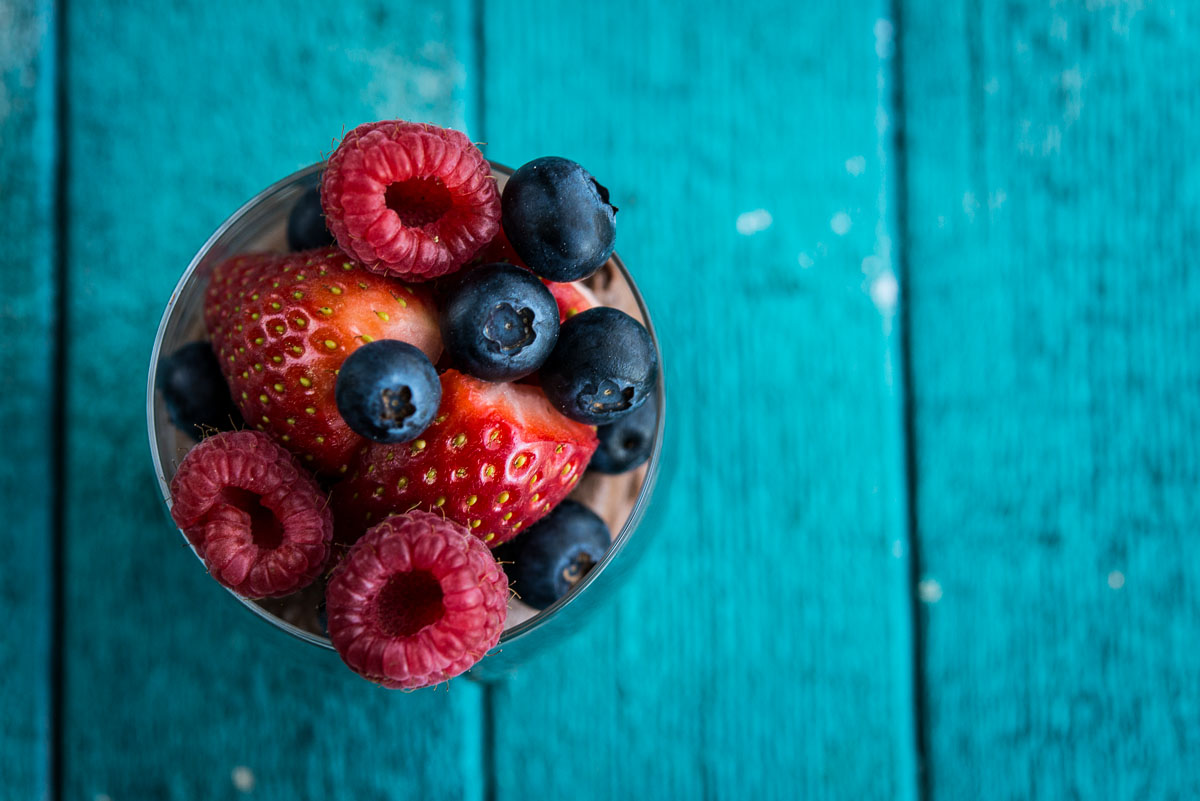 Chocolate Mousse with Berries