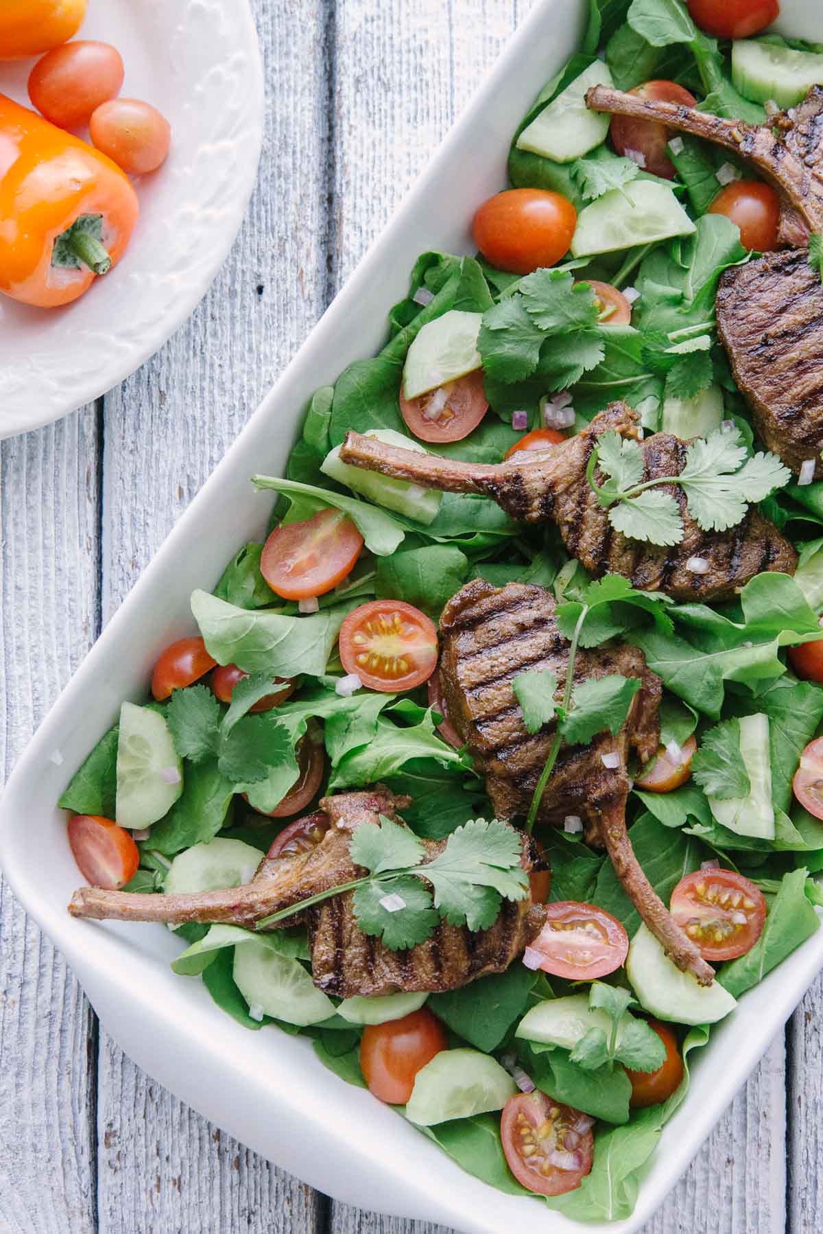 Lamb Salad with Spicy Dressing