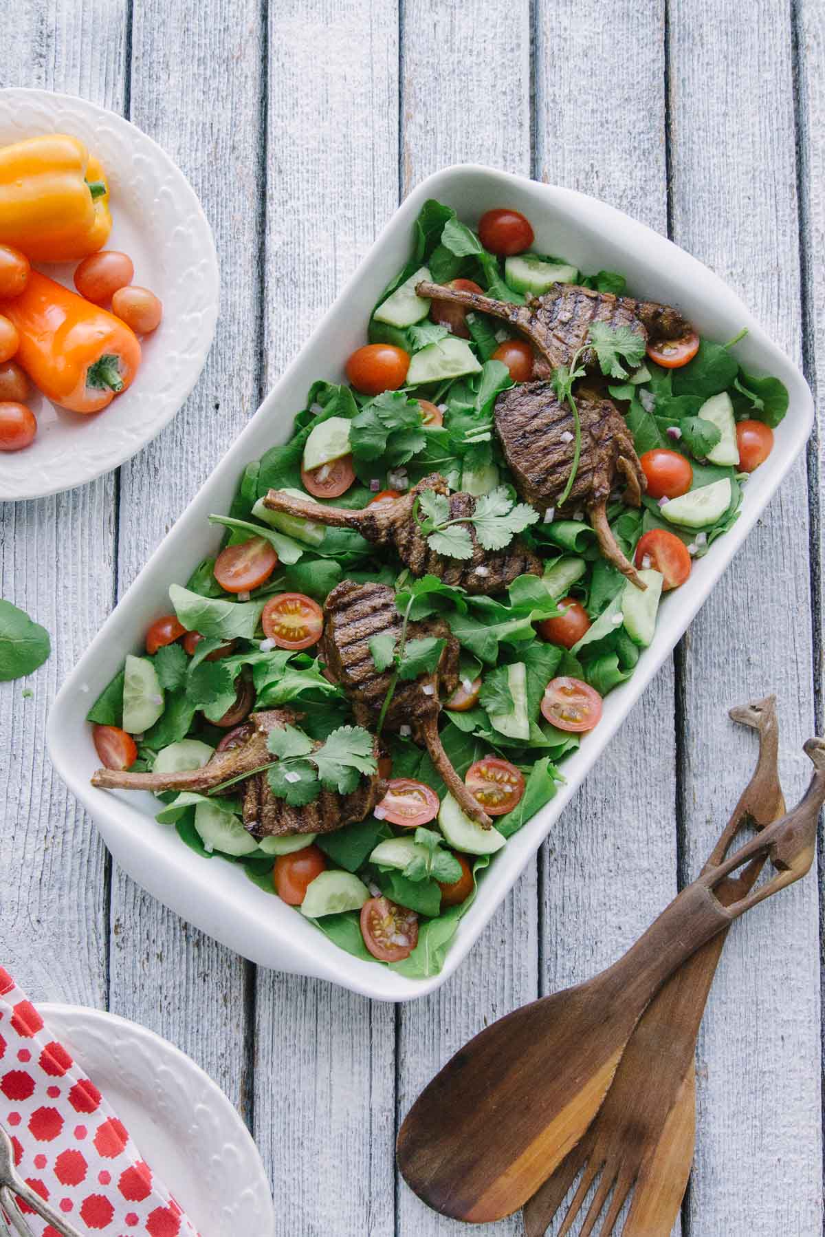 Lamb Salad with Spicy Dressing